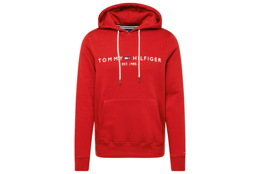 TOMMY HILFIGER - FELPA CON CAPPUCCIO E RICAMO