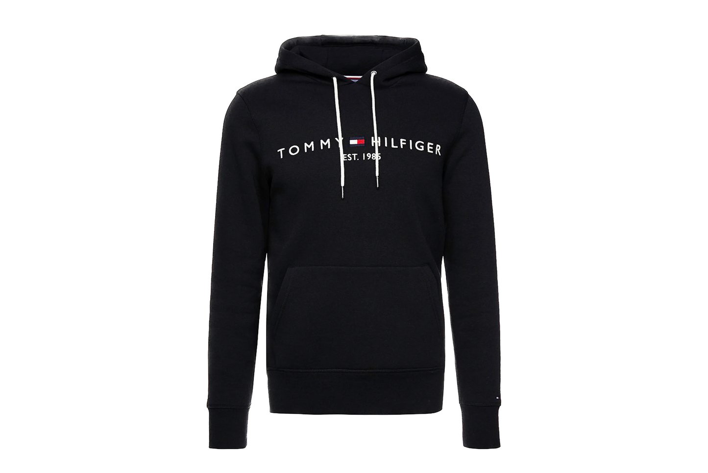 TOMMY HILFIGER - FELPA CON CAPPUCCIO E RICAMO