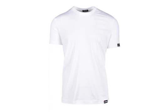 DSQUARED2 UNDERWEAR - T-SHIRT CON BANDE E LOGO