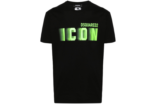 DSQUARED2 ICON - T-SHIRT BLUR CON STAMPE