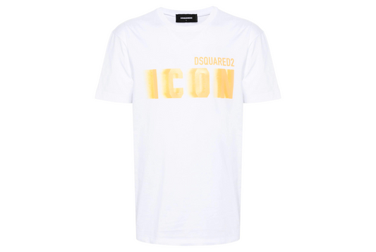 DSQUARED2 ICON - T-SHIRT BLUR CON STAMPE