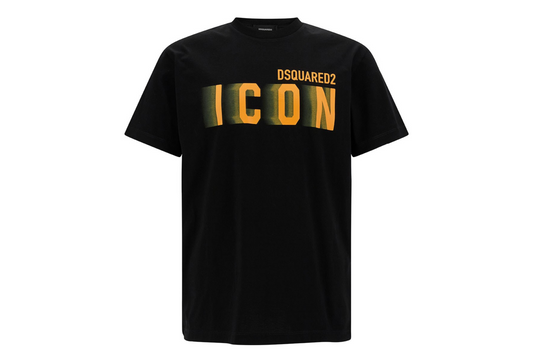 DSQUARED2 ICON - T-SHIRT BLUR CON STAMPE