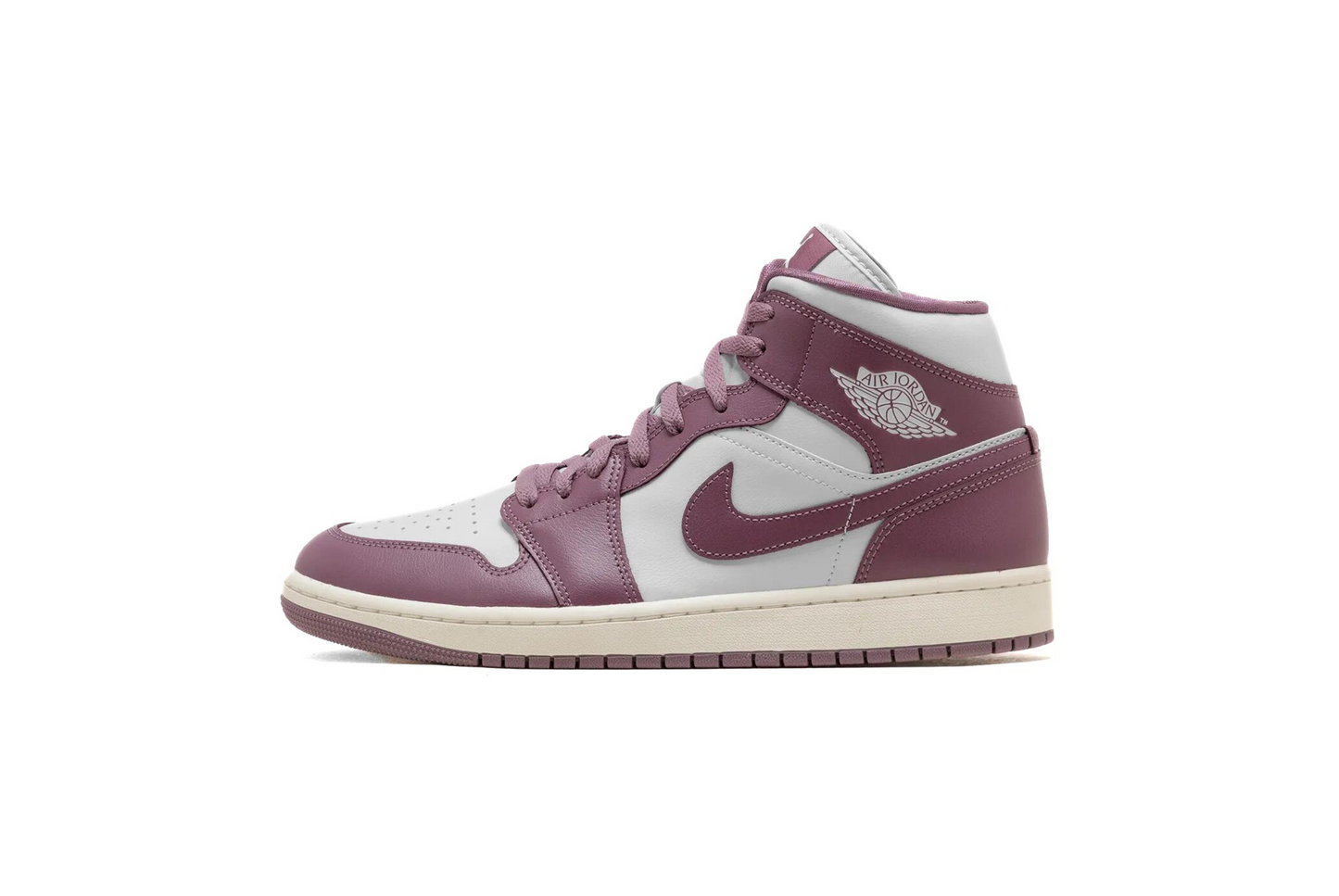 AIR JORDAN 1 MID WMNS - PURE PLATINUM/SKY J MAUVE-SAIL