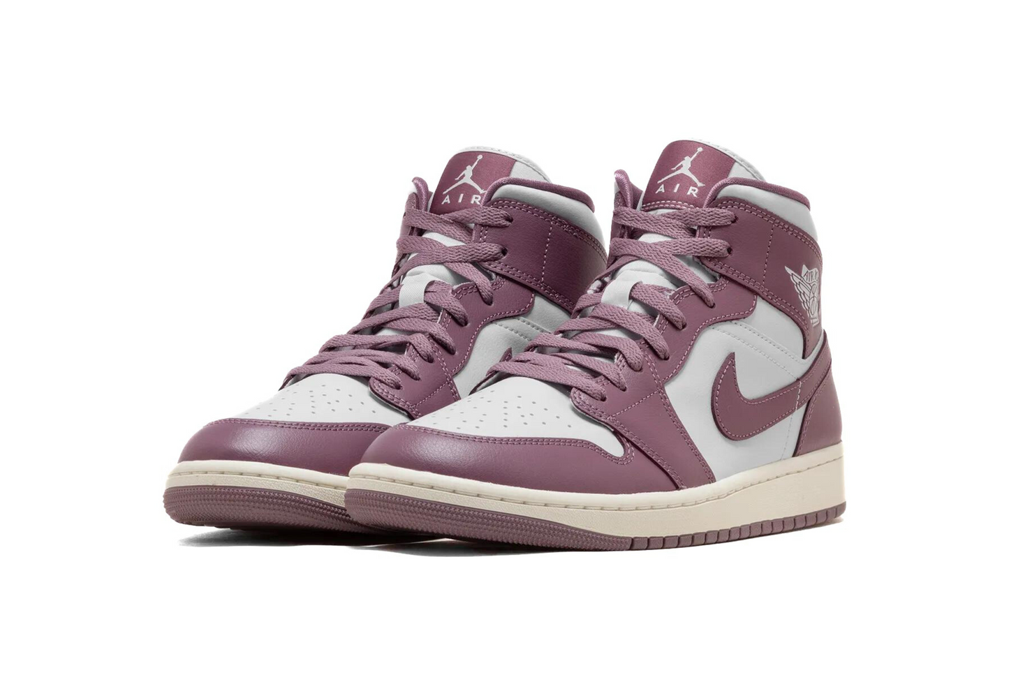 AIR JORDAN 1 MID WMNS - PURE PLATINUM/SKY J MAUVE-SAIL