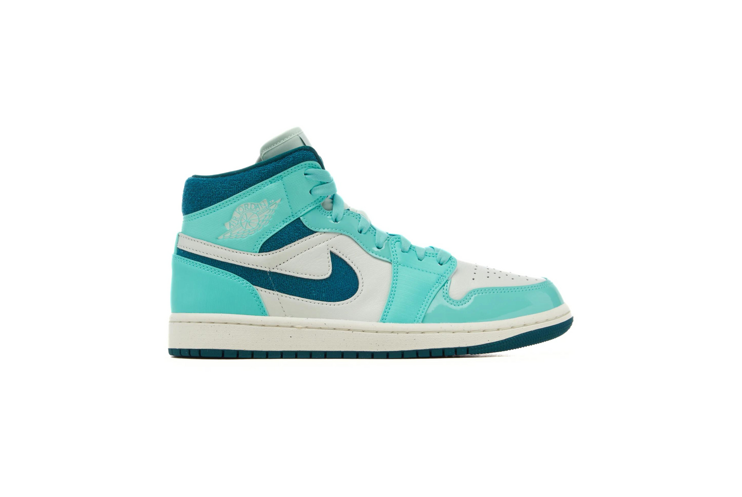 AIR JORDAN 1 MID WMNS SE - BLEACHED TURQ/SKY J TEAL-BAREL