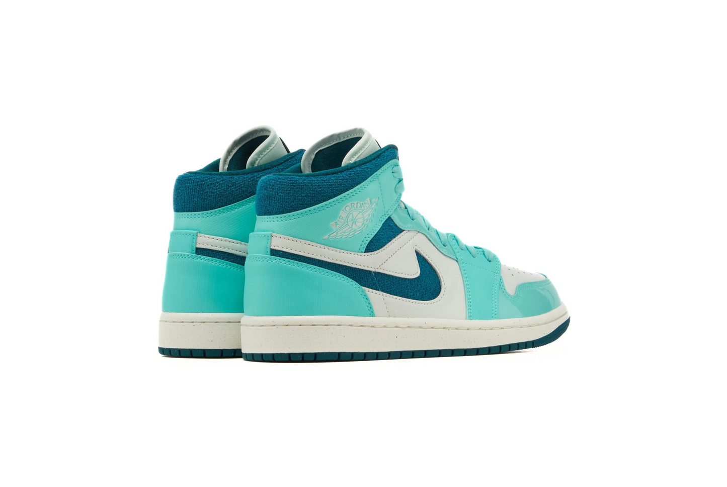 AIR JORDAN 1 MID WMNS SE - BLEACHED TURQ/SKY J TEAL-BAREL